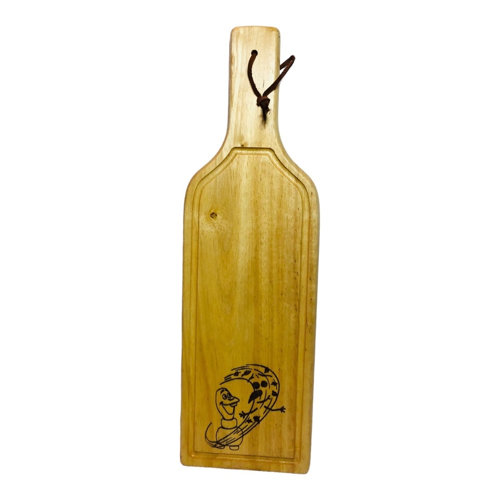 Disney Frozen ll Olaf Botella Cheese Bread Serving Board Charcuterie